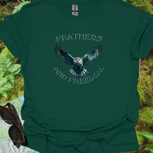 Feathers & Freedom T-shirt tijdloos