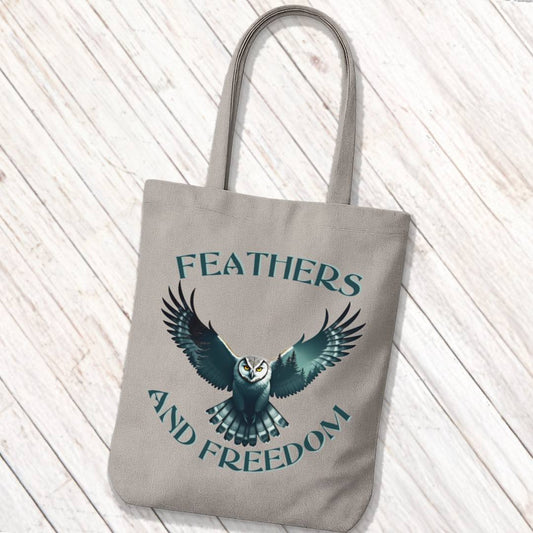 Tote Bag Feathers & Freedom