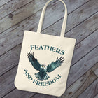 Tote Bag Feathers & Freedom