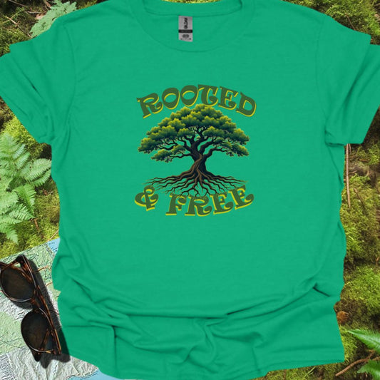 Rooted & Free T-shirt trendy