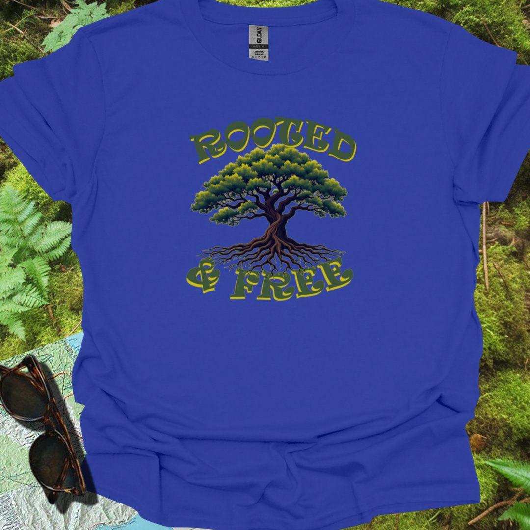 Rooted & Free T-shirt trendy