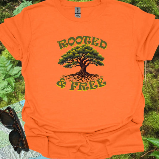 Rooted & Free T-shirt trendy