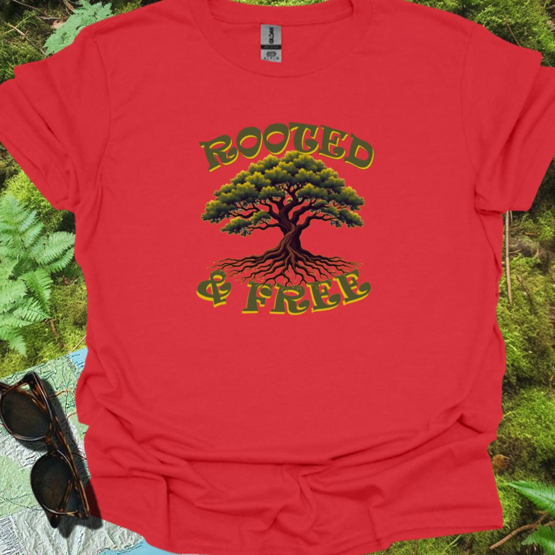 Rooted & Free T-shirt trendy