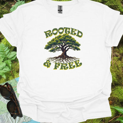 Rooted & Free T-shirt tijdloos
