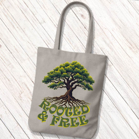 Tote Bag Rooted & Free