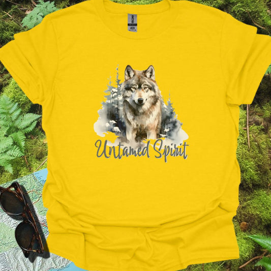 Untamed Spirit Wolf T-shirt trendy