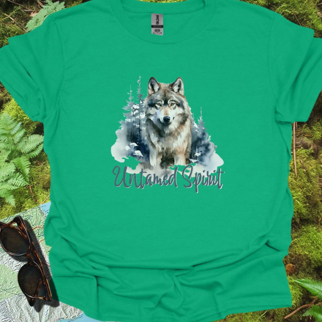 Untamed Spirit Wolf T-shirt trendy