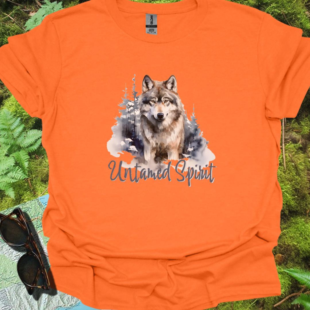 Untamed Spirit Wolf T-shirt trendy