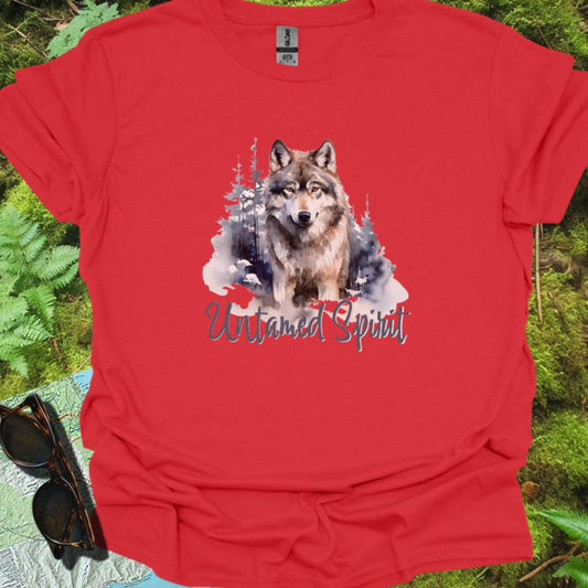 Untamed Spirit Wolf T-shirt trendy