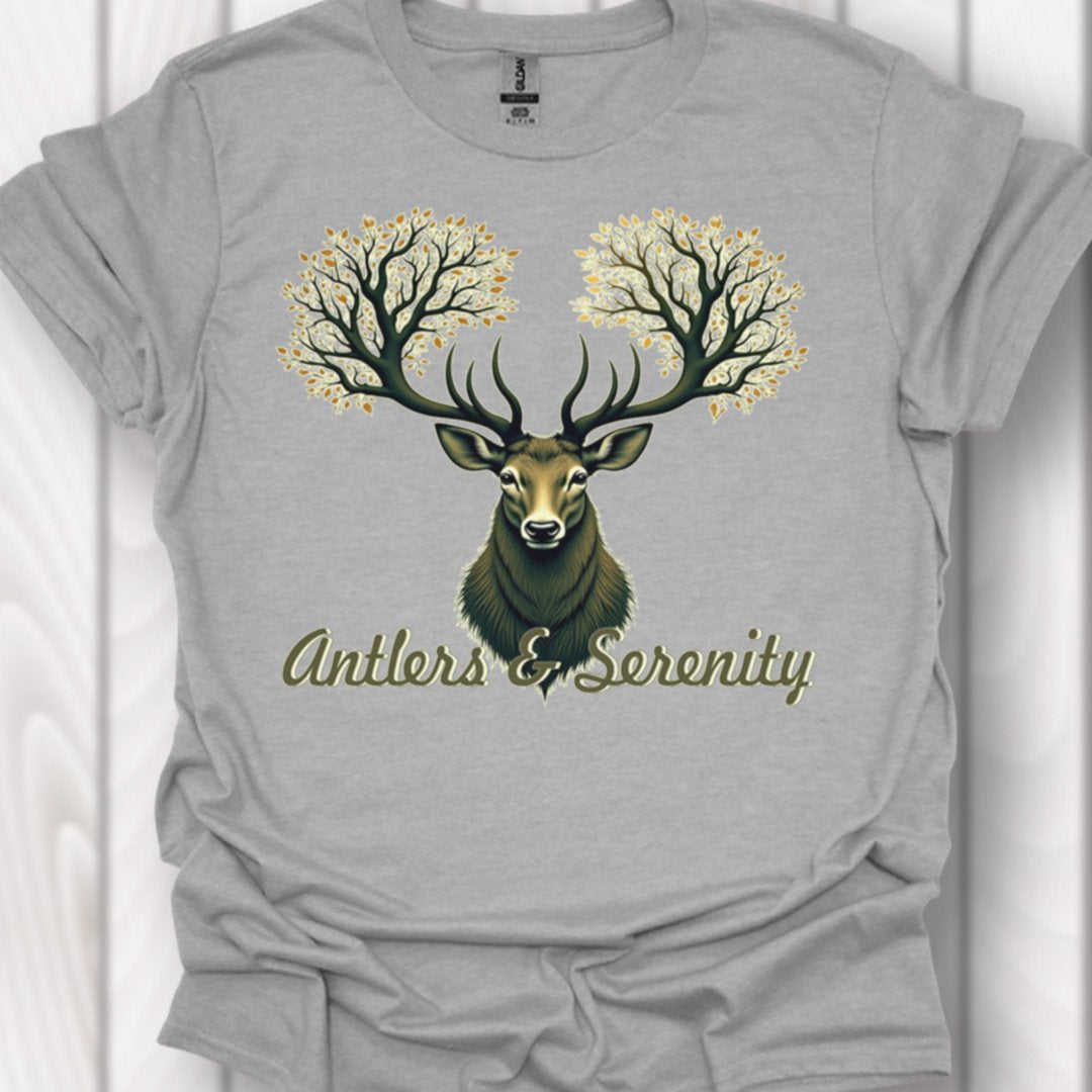 Antlers & Serenity T-shirt intemporel