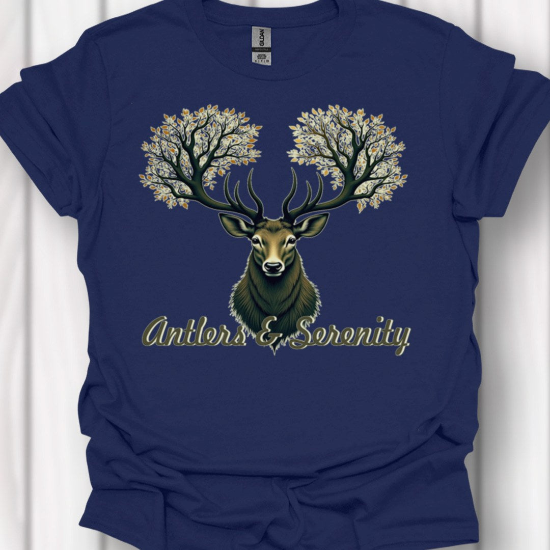 Antlers & Serenity T-shirt intemporel