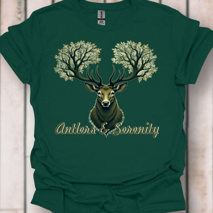 Antlers & Serenity T-shirt intemporel