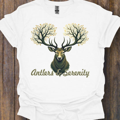 Antlers & Serenity T-shirt intemporel