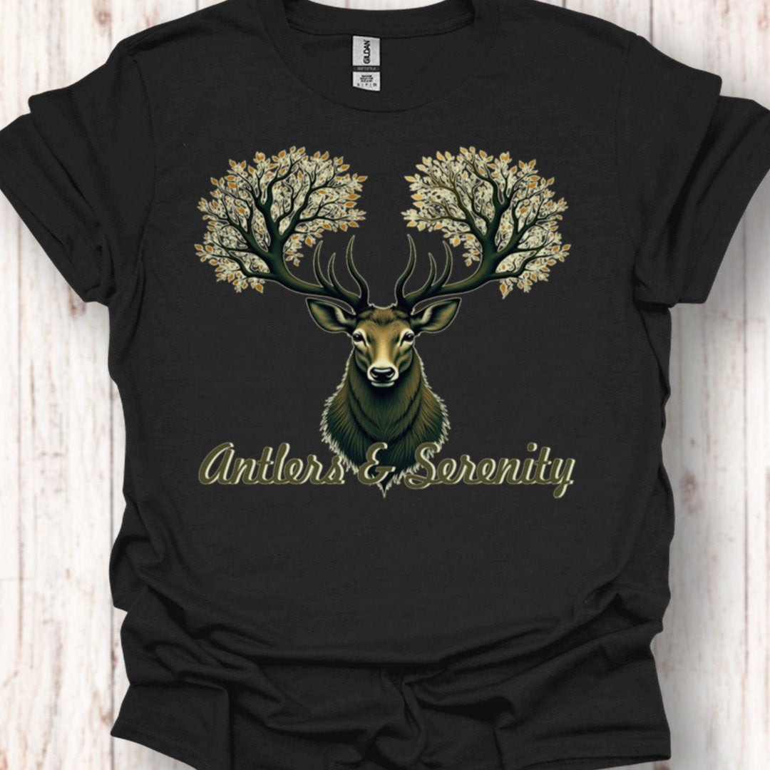 Antlers & Serenity T-shirt intemporel