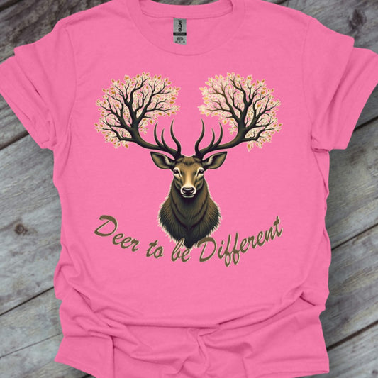 Deer to be Different T-shirt tendance