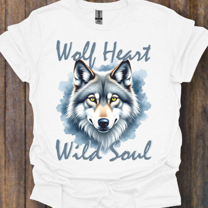 Wolf Heart Wild Soul T-shirt tijdloos