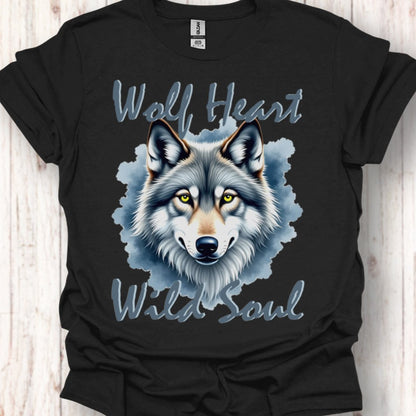 Wolf Heart Wild Soul T-shirt tijdloos