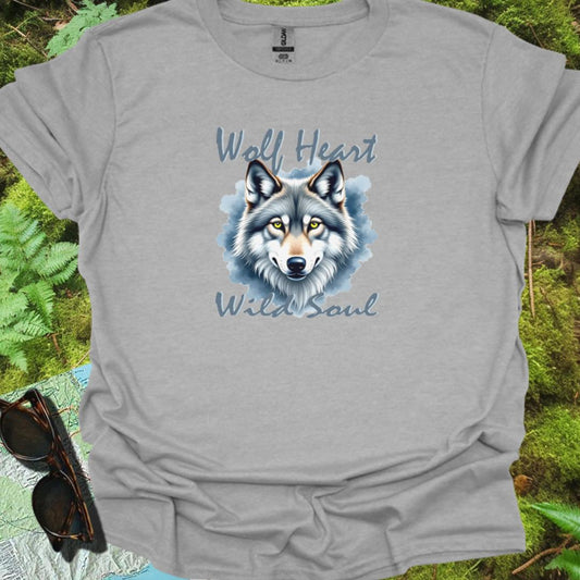 Wolf Heart Wild Soul T-shirt tijdloos
