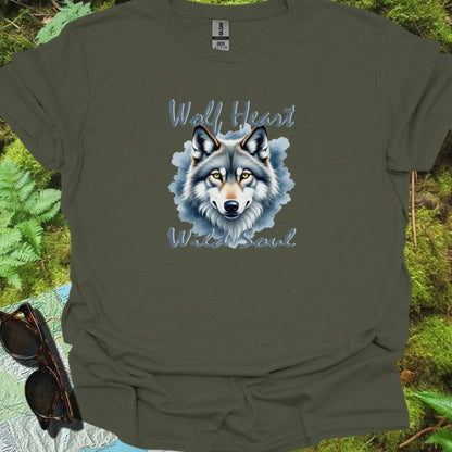 Wolf Heart Wild Soul T-shirt tijdloos