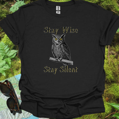 Stay Wise Stay Silent T-shirt tijdloos