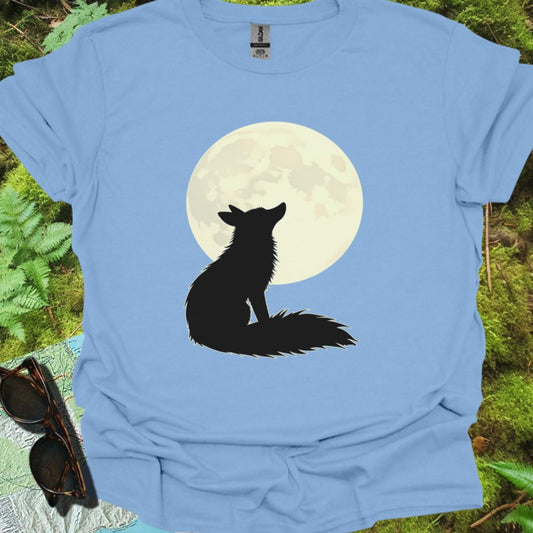 Fox pleine lune T-shirt tendance 