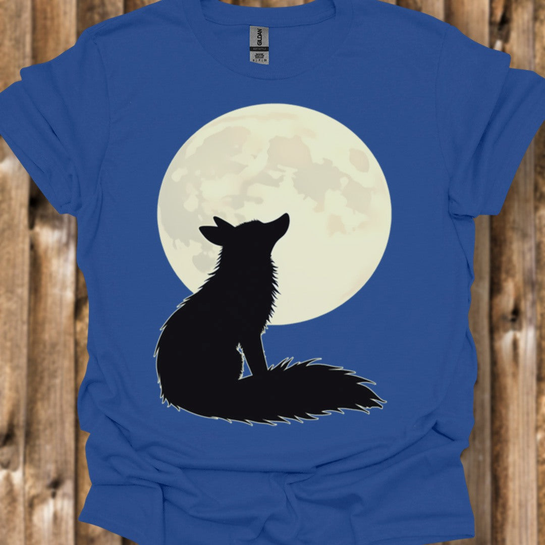 Fox pleine lune T-shirt tendance 