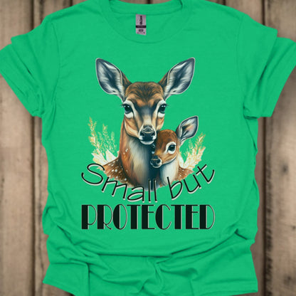 Small but Protected Hert trendy T-shirt 