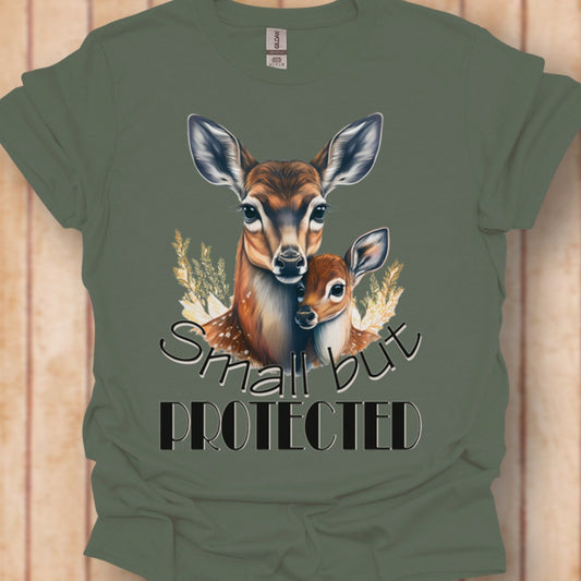 Small but Protected Hert T-shirt tijdloos