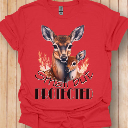 Small but Protected Hert trendy T-shirt 