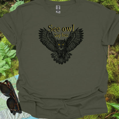 See Owl T-shirt tijdloos