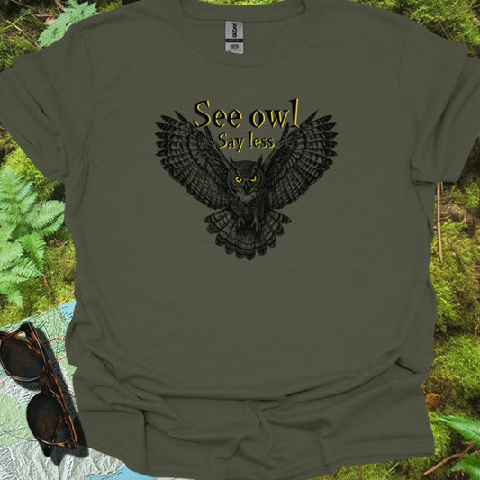 See Owl T-shirt tijdloos