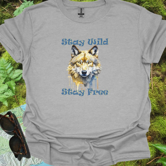 Stay Wild Stay Free T-shirt tijdloos