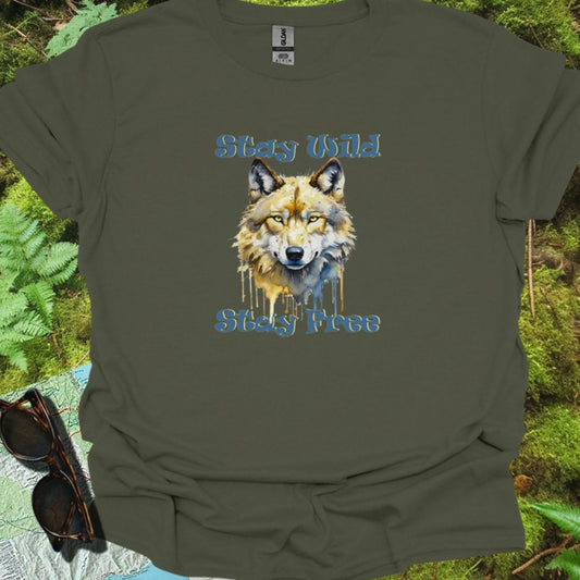 Stay Wild Stay Free T-shirt tijdloos