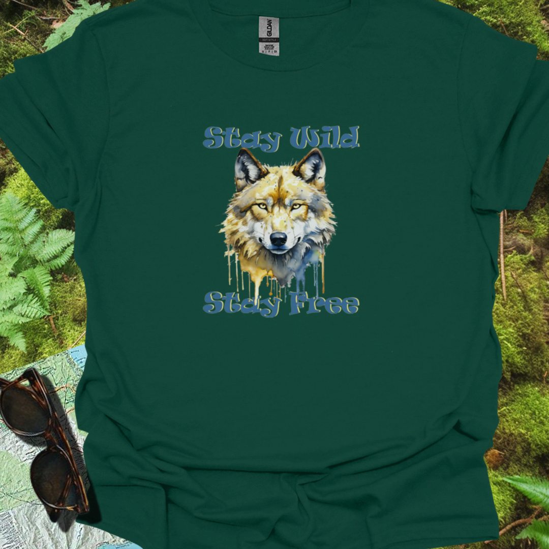 Stay Wild Stay Free T-shirt tijdloos