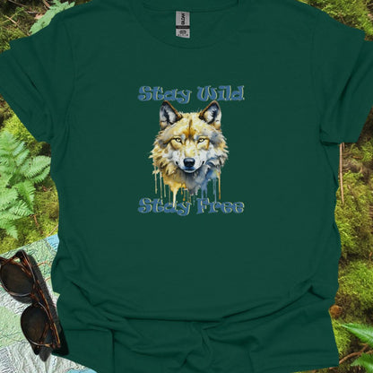 Stay Wild Stay Free T-shirt tijdloos