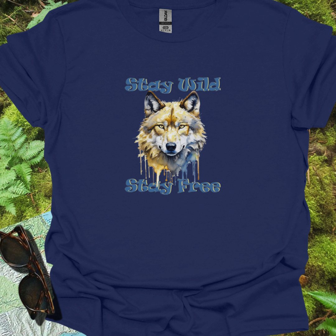 Stay Wild Stay Free T-shirt tijdloos
