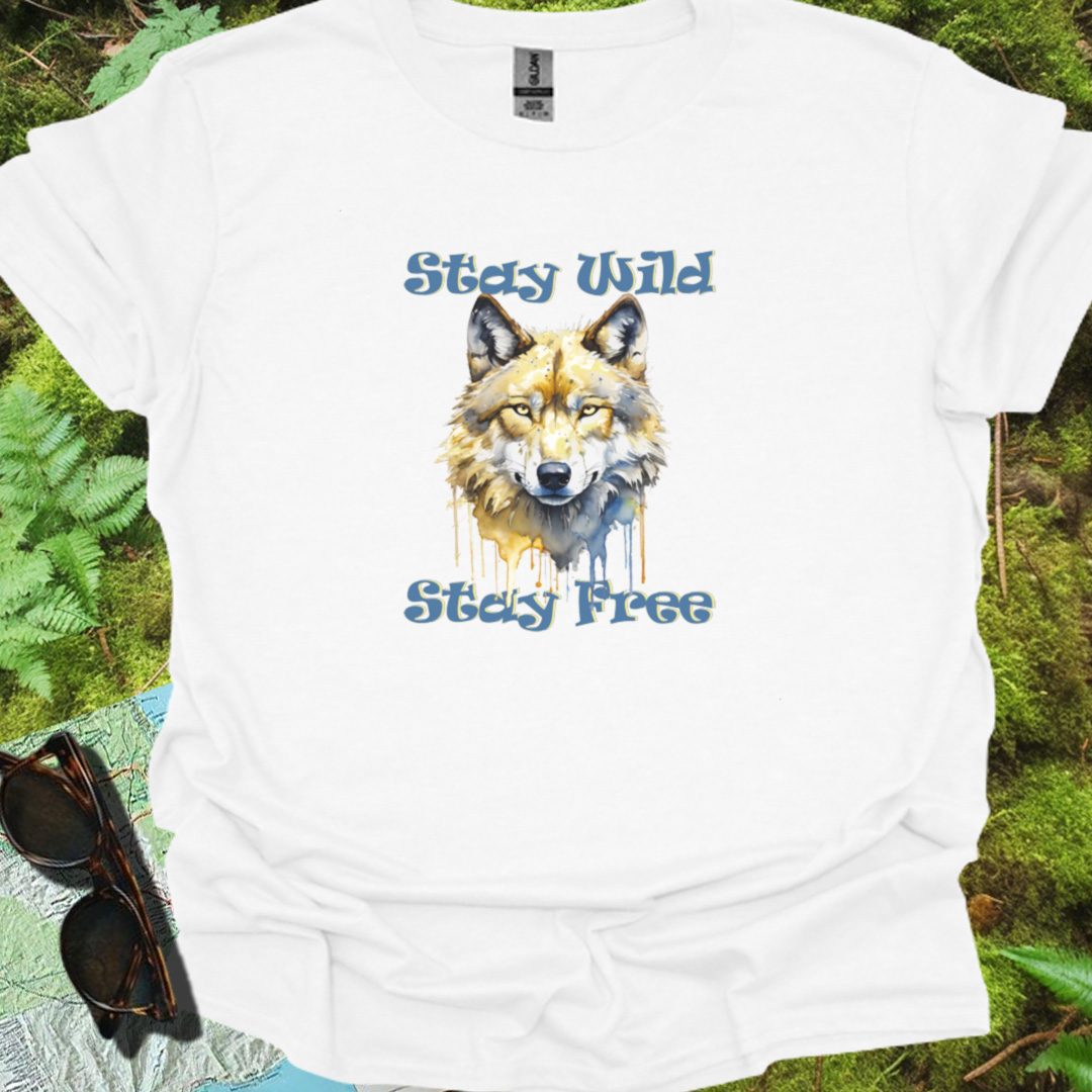 Stay Wild Stay Free T-shirt tijdloos