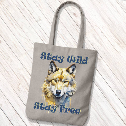 Tote Bag Stay Wild Stay Free