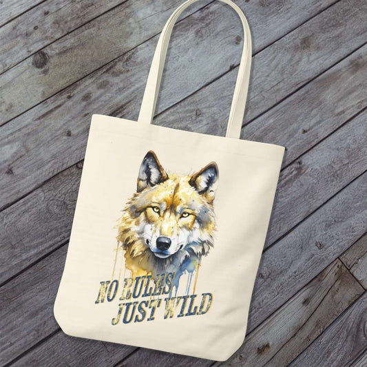 Tote Bag No Rules Just Wild