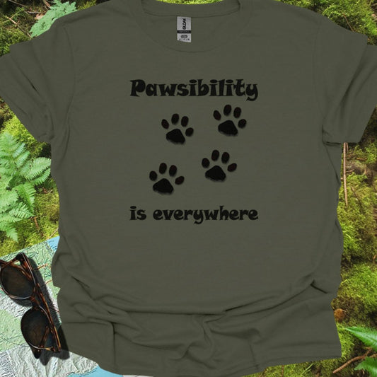 Pawsibility is Everywhere T-shirt tijdloos