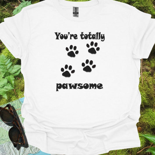 You're Totally Pawsome T-shirt tijdloos