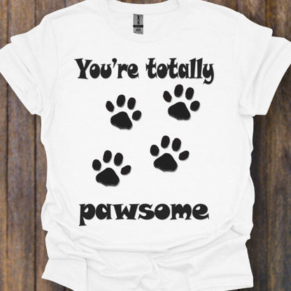 You're Totally Pawsome T-shirt tijdloos