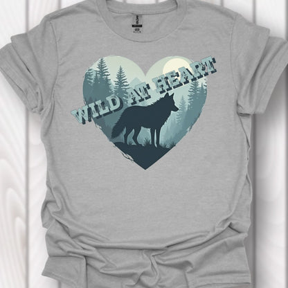 Wild at Heart Wolf T-shirt tijdloos