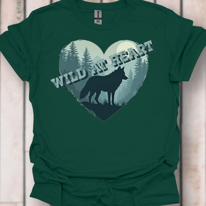 Wild at Heart Wolf T-shirt tijdloos