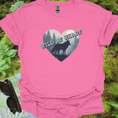 Wild at Heart Wolf T-shirt trendy