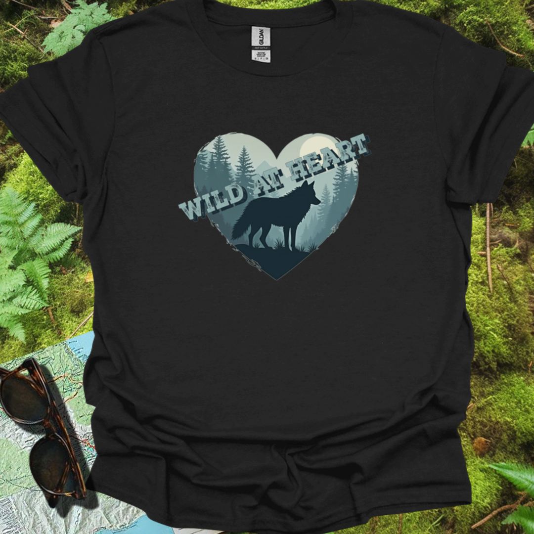 Wild at Heart Wolf T-shirt tijdloos