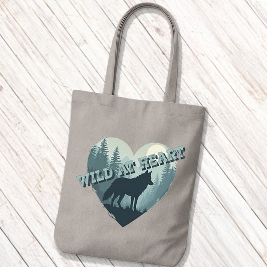 Tote Bag Wild at Heart Wolf