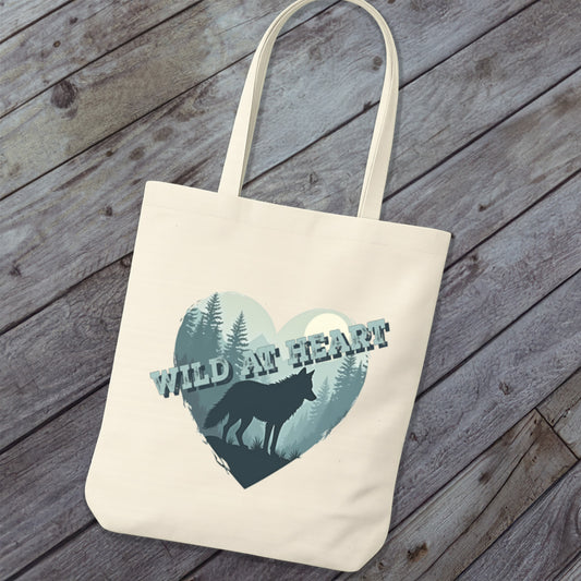 Tote Bag Wild at Heart Wolf