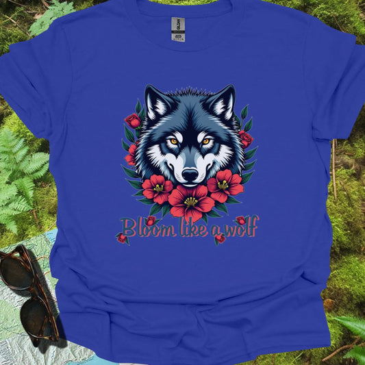 Bloom like a Wolf T-shirt trendy