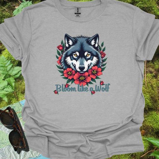 Bloom like a Wolf T-shirt tijdloos